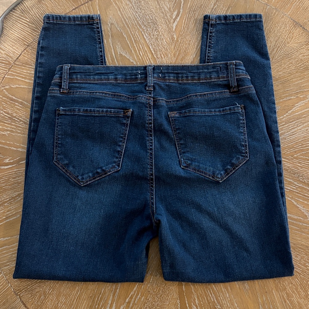 Kensie Effortless Ankle Dark Wash Mid Rise Skinny Jeans 10/30 - Picture 7 of 11